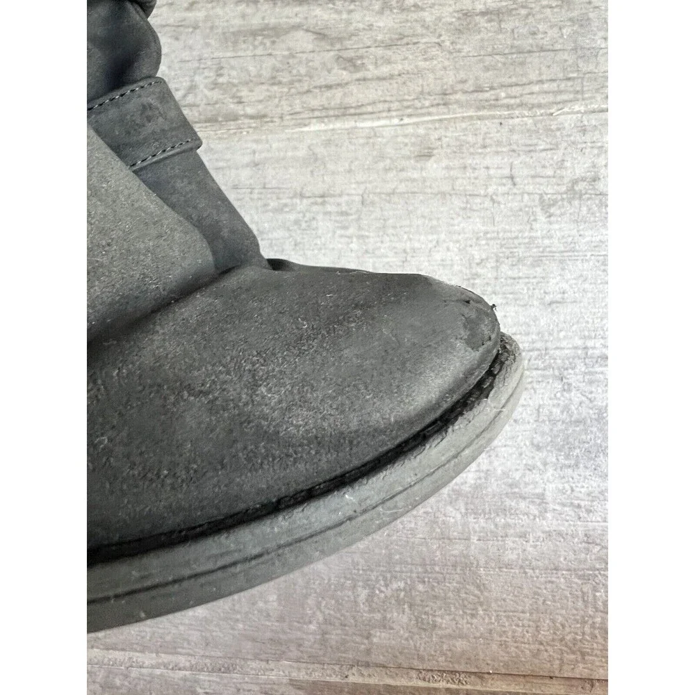RACHEL SHOES Little Girls Vegan Suede 16956 Brooklyn Riding Boots Zip Up 11 11c